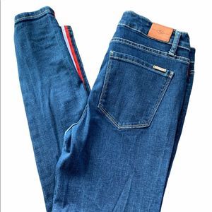 TOMMY HILFIGER side-Striped skinny jeans Size 4